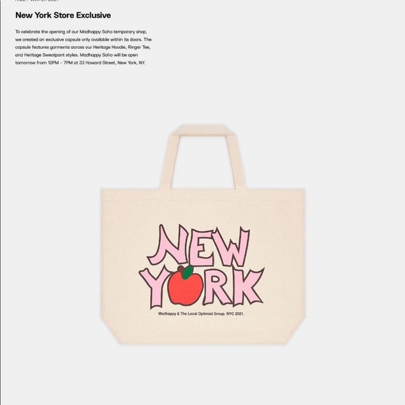 Madhappy Handbags - NWT NYC EXCLUSIVE MADHAPPY TOTE BAG